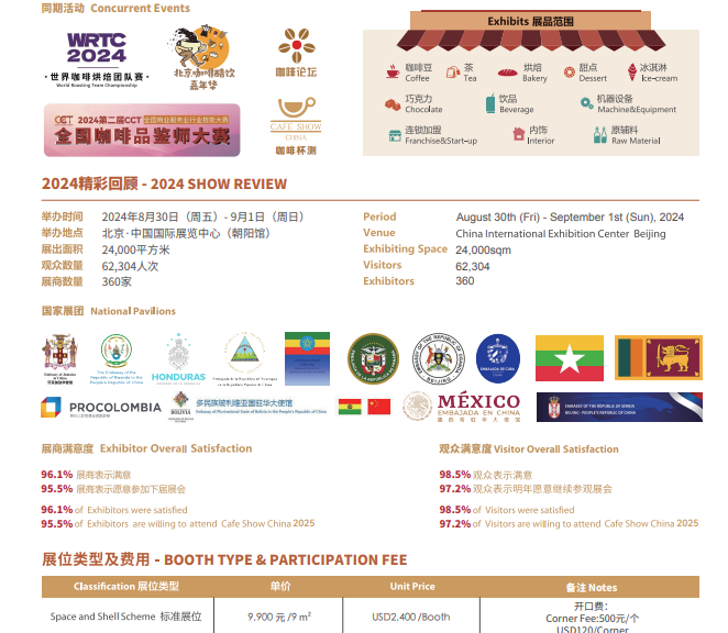 2025中国国际咖啡展览会